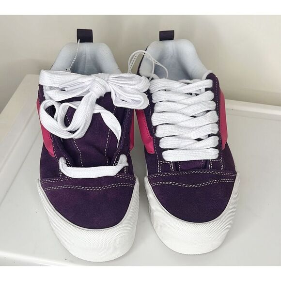 Vans Knu Stacked platform sneakers in purple and pink Nwt Size 9 - Picture 3 of 9